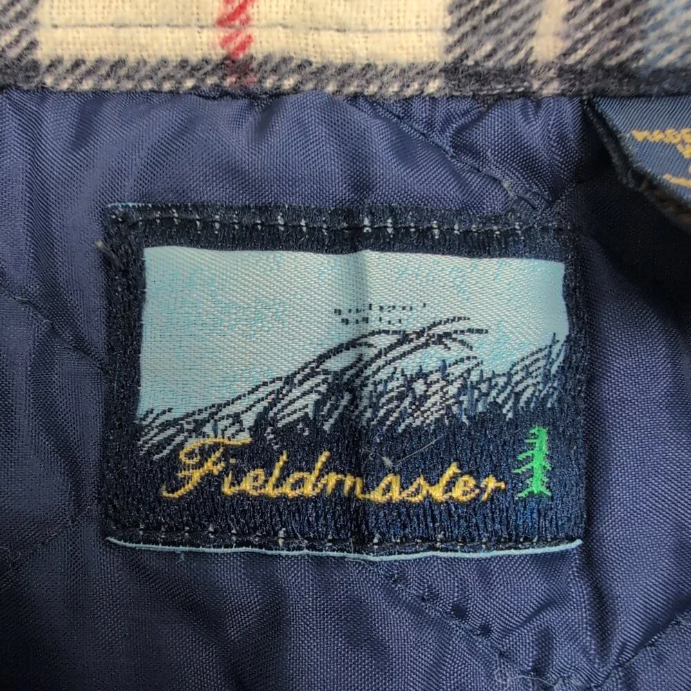 Fieldmaster Quilted Lined Plaid‎ Shacket Jacket Women's M
